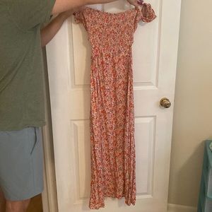 Medium off the shoulder maxi dress